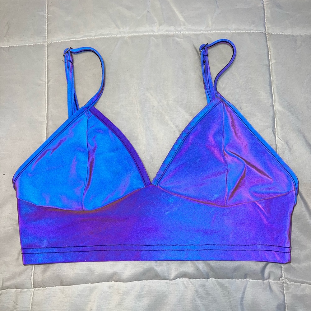 Reflective crop top